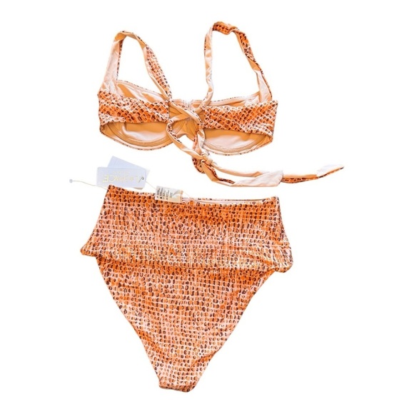 L*Space Camellia Top/Desi High Waist Bottom in Wild Bunch NWT - Picture 8 of 9